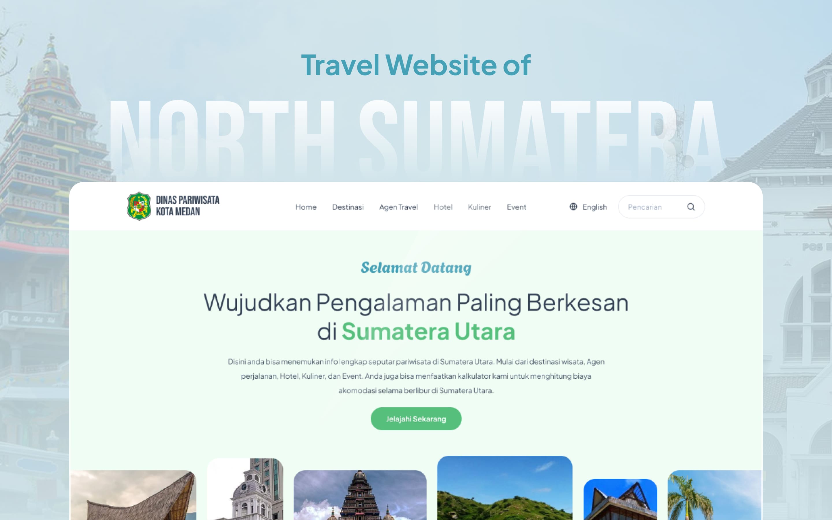 Medan City Tourism Website